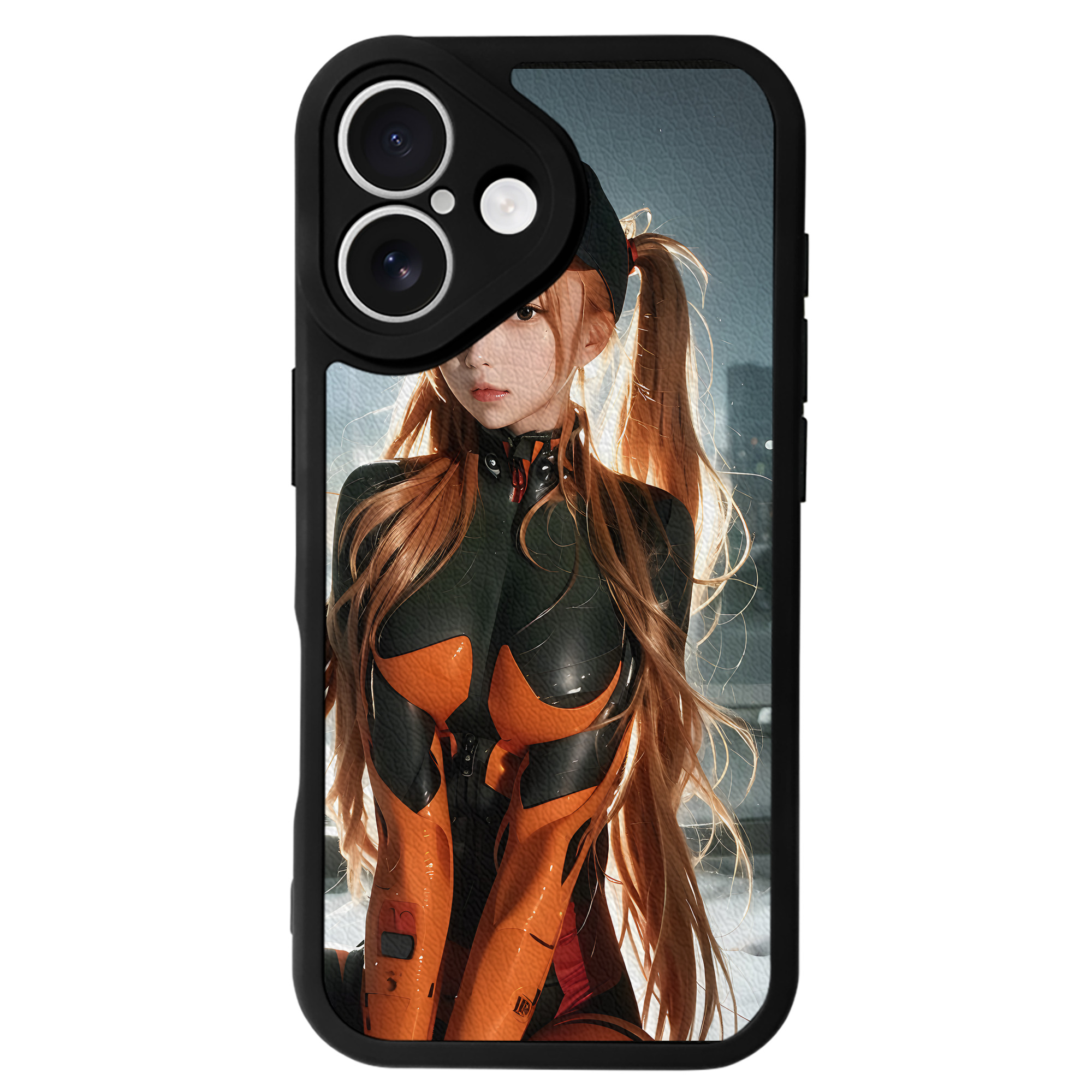 （画像用） EVA 新世紀エヴァンゲリオン 【iPhone 16シリーズ対応】シリコンスマホケース（レザー調） 材質：シリコン